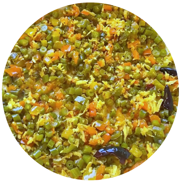 Green Beans Capsicum Kura (D)