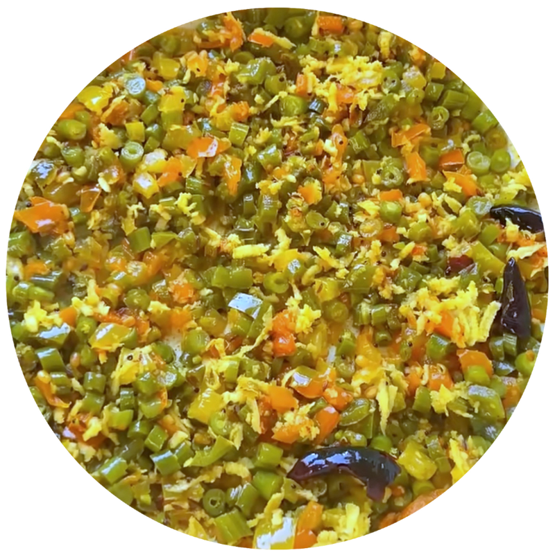 Green Beans Capsicum Kura (D)